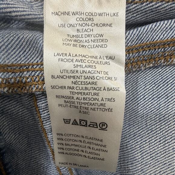 Anthropologie The Kenna High Rise Heritage Barrel Jeans w Hearts by Pilcro Sz 31 - Picture 10 of 15